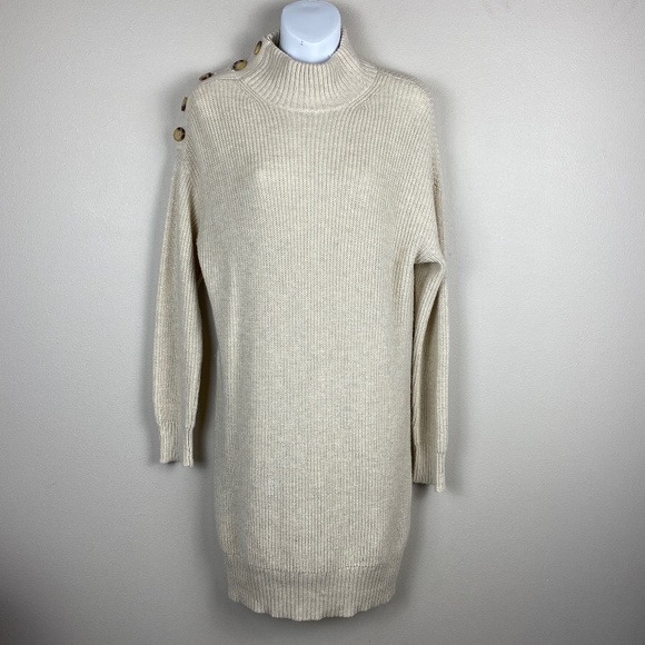 American Eagle Mock Neck Sweater Dress - Size Medium - Picture 1 of 8